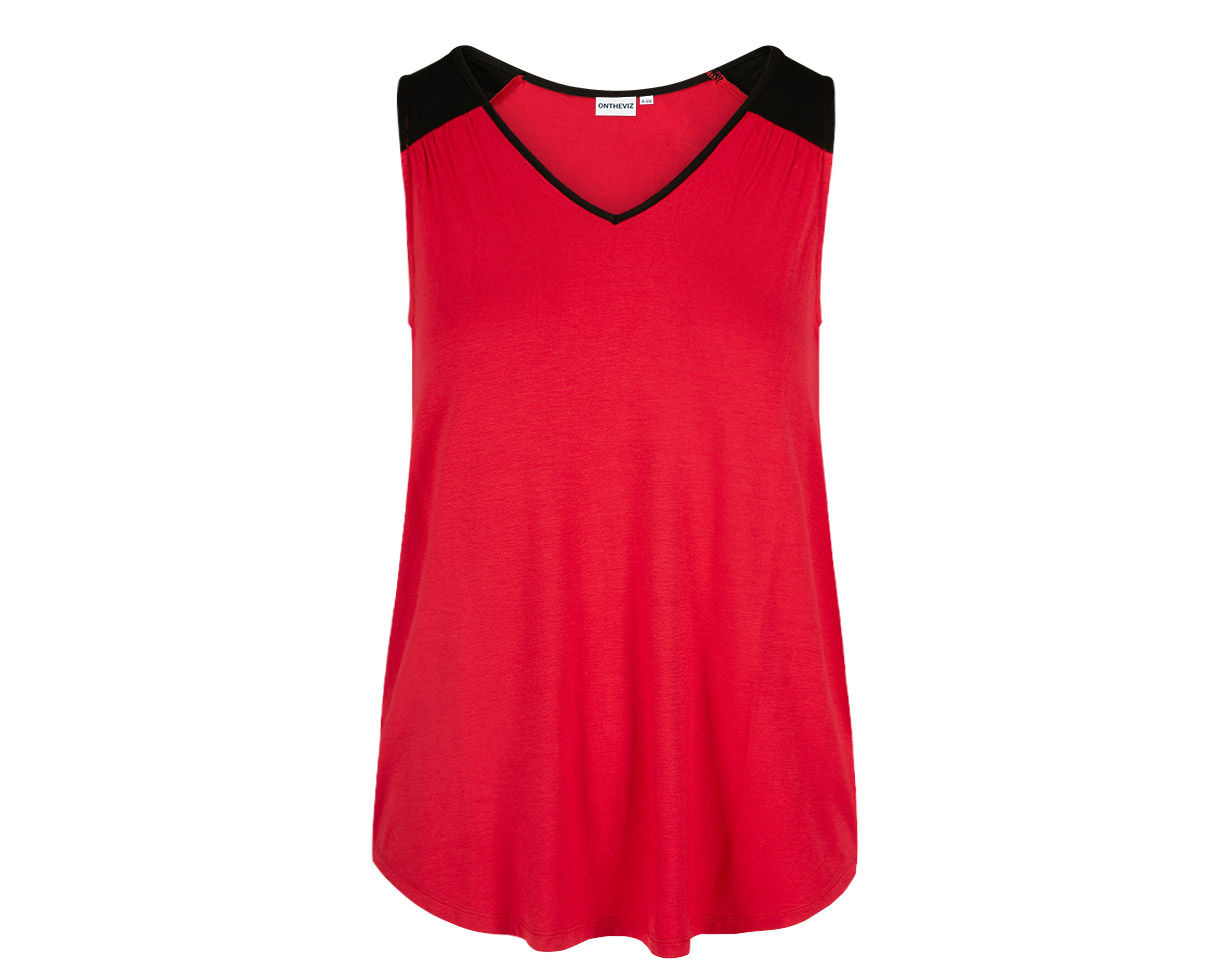 After editing — Tank Top & Camisole Ghost Mannequin (Ghost Mannequin Effect)