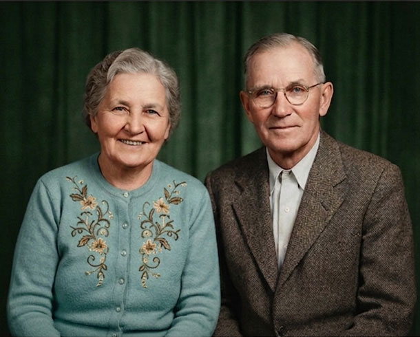Photo Restoration – After example: Photo Damage Repair & Restoration