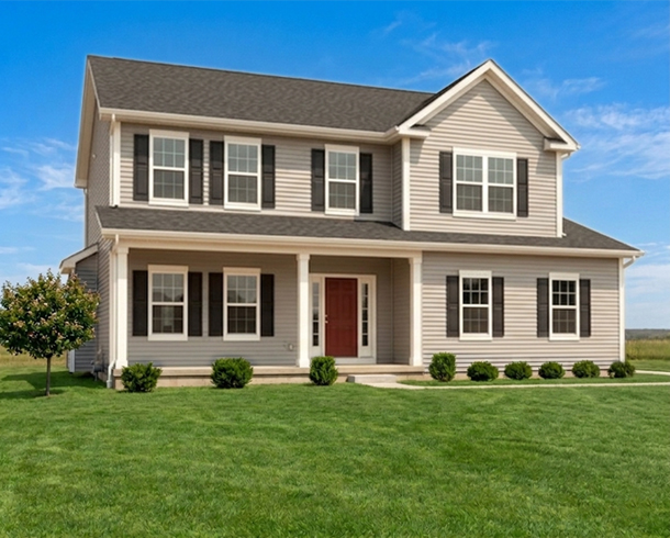 Real Estate Photo Editing – After example: Sky Replacement & Lawn Enhancement