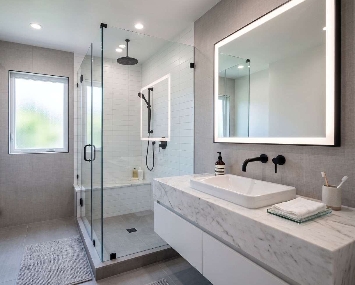 Interior Photo Editing – After example: Bathroom Interior Retouching