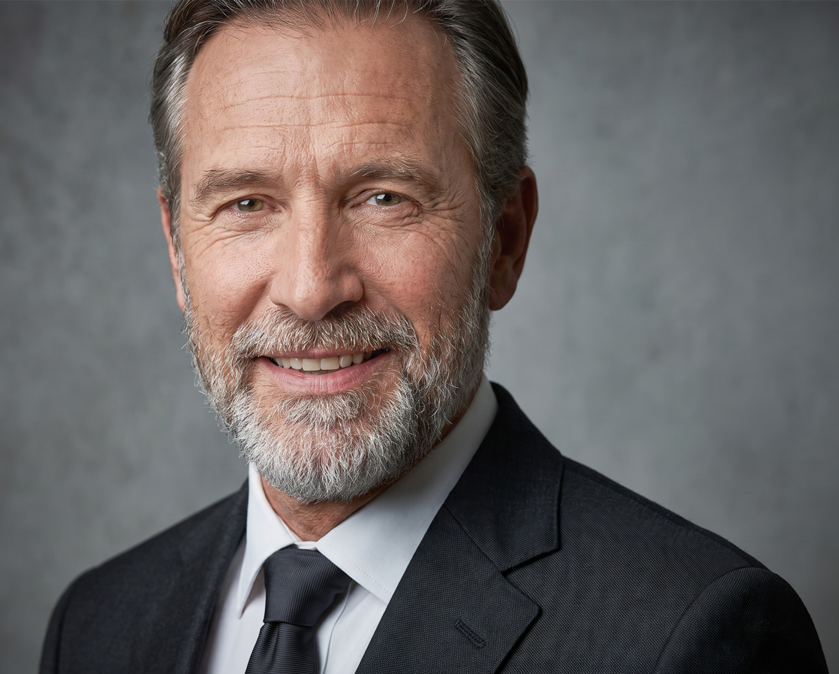 After Executive Headshot Enhancement