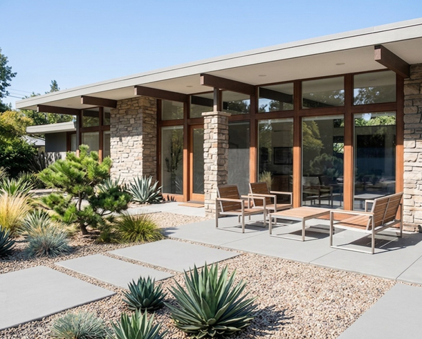 Real Estate Photo Editing – After example: Exterior Color & Landscape Enhancement