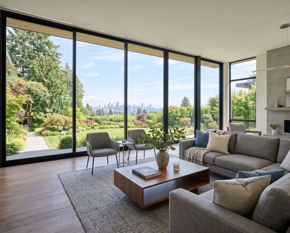 Interior Photo Editing – After example: Window View Enhancement
