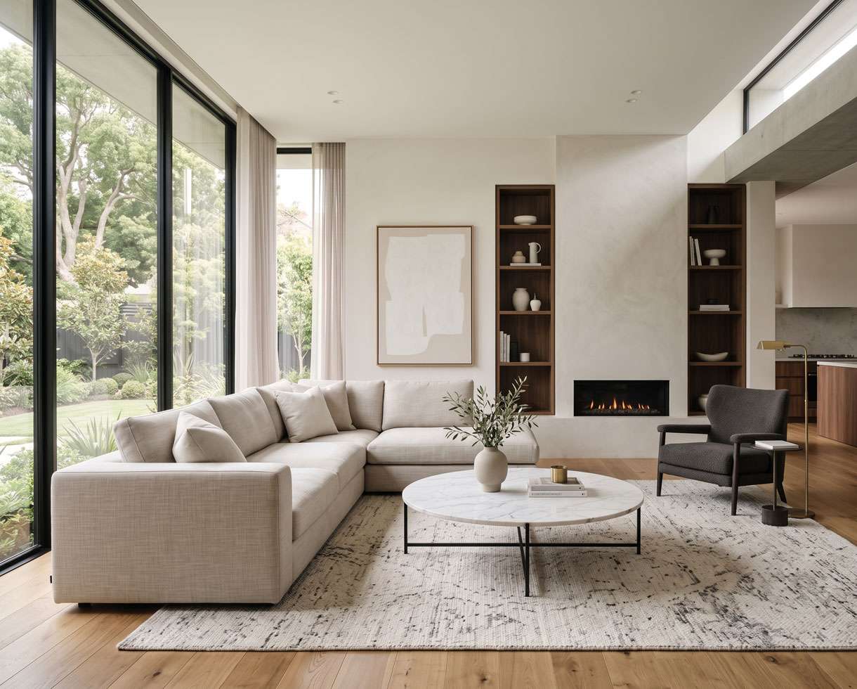 Interior Photo Editing – After example: Interior Object Removal & Decluttering