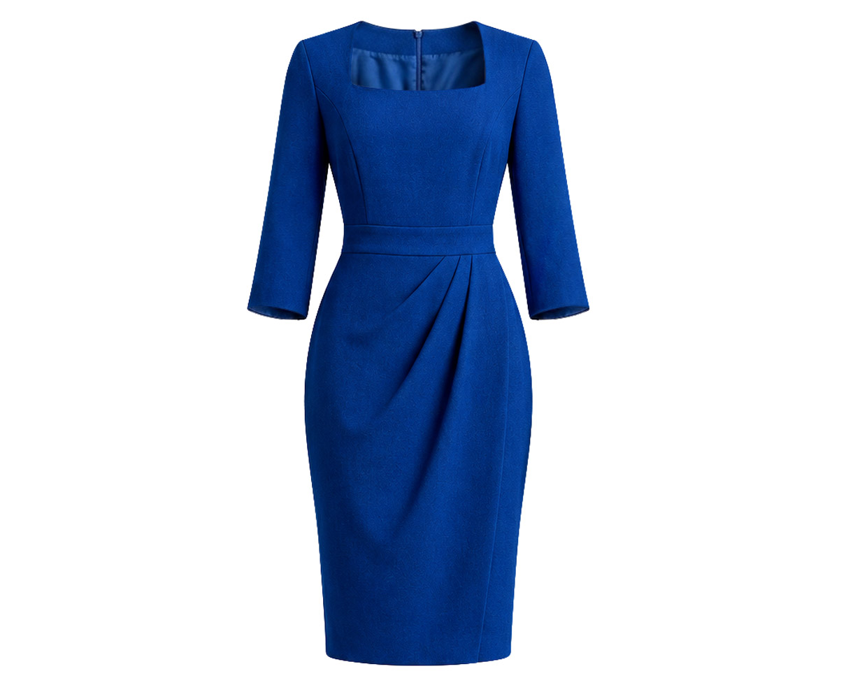 After editing — Fitted Dress Ghost Mannequin (Ghost Mannequin Effect)