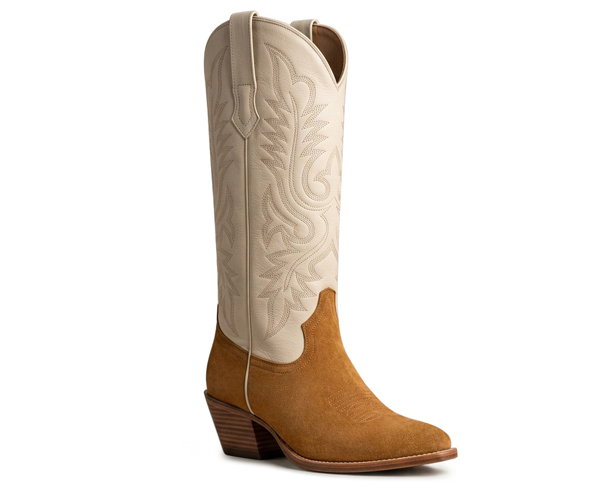 Shoe Photo Retouching – After example: Two-tone Cowboy Boot Retouching