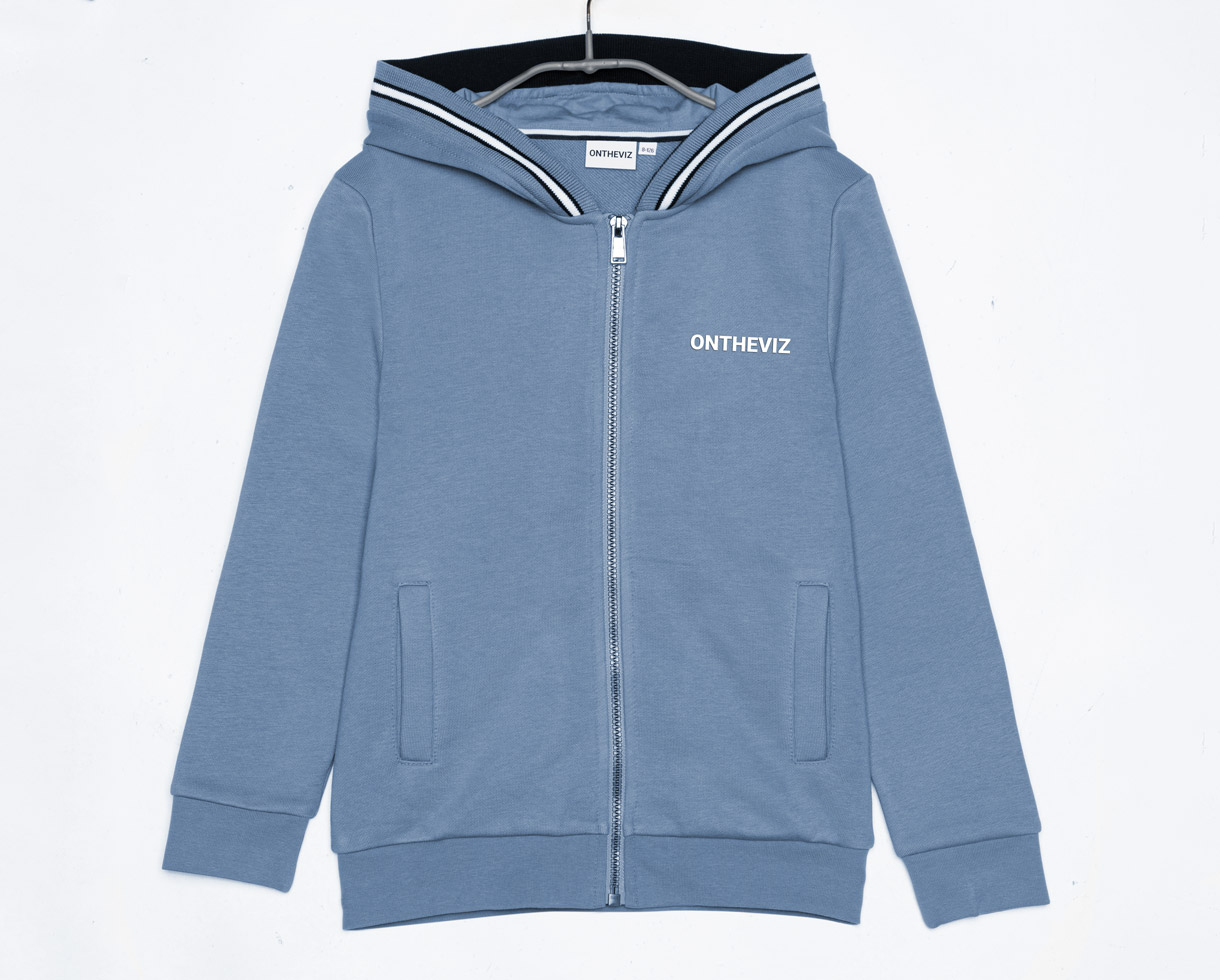 Before editing — Zip-Up Hoodie Ghost Mannequin (Ghost Mannequin Effect)