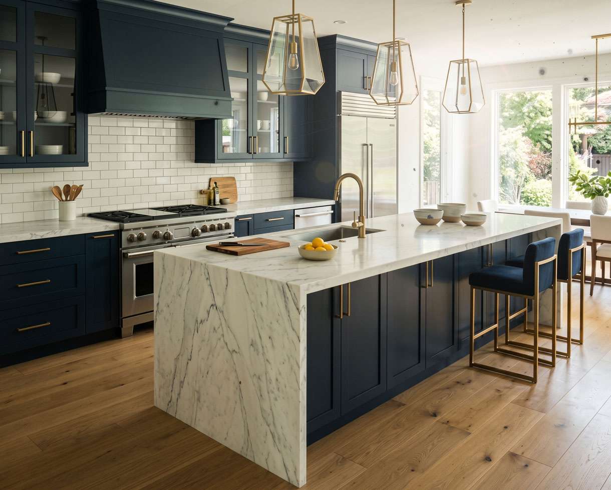 Interior Photo Editing – Before example: Kitchen Interior Retouching