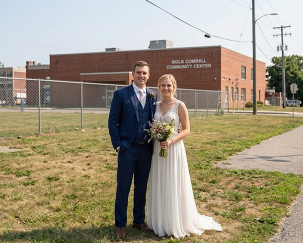 Wedding & Portrait Editing – before example: Full Background Replacement