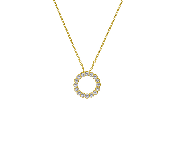Advanced AI Transformation – before example: AI Necklace on Model