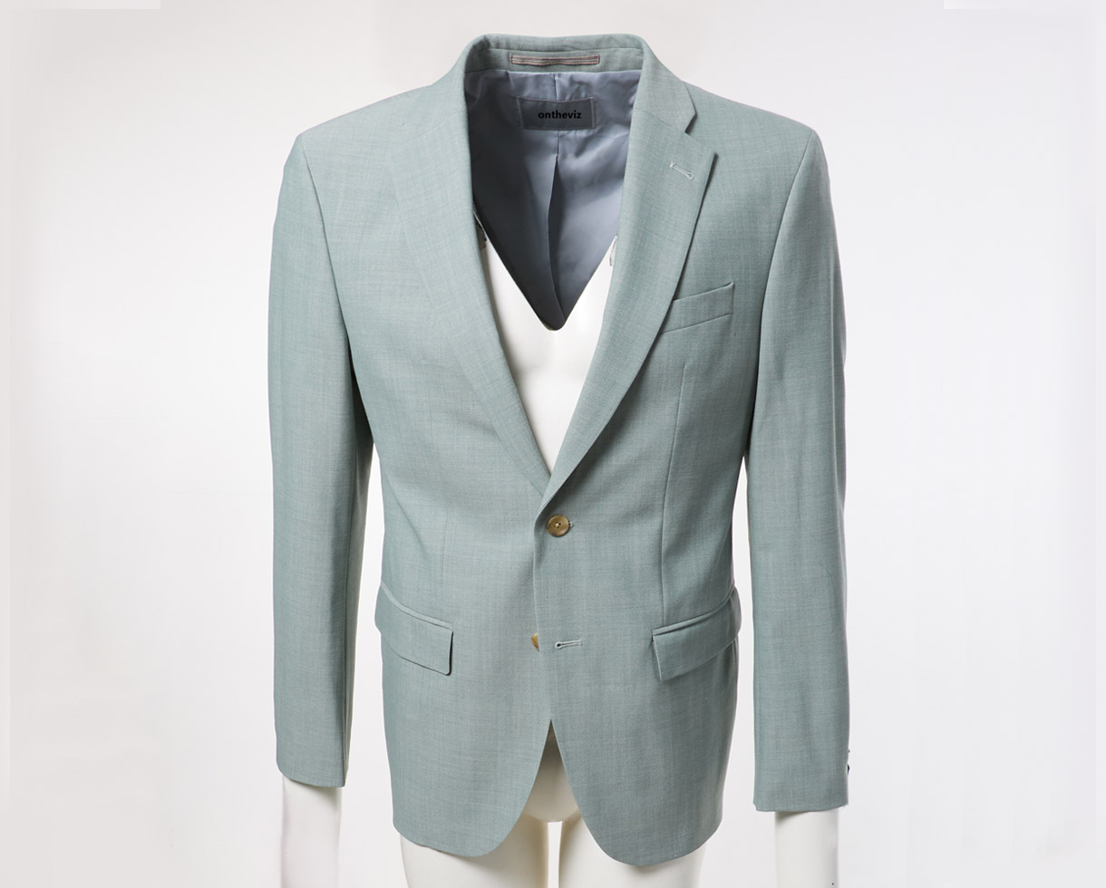 Before editing — Suit Jacket Ghost Mannequin (Ghost Mannequin Effect)