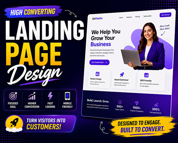 Video thumbnail — Landing Page Design (Website Design & Development)